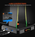 מתקן לאוזניות ורכזת MT-U002  Headphone Hanger Hub 8